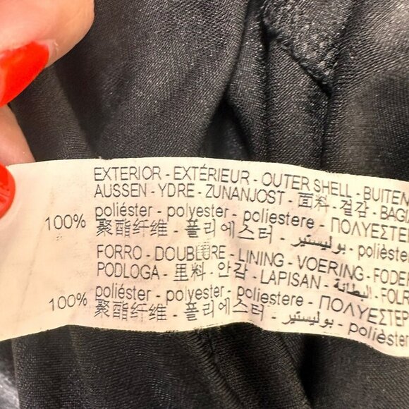 Zara Black Spaghetti Strap Wide-Leg Jumpsuit Small - Picture 9 of 11